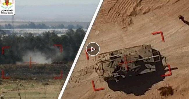 فيديو لسرايا القدس تستهدف آليتين عسكريتين لجيش الاحتلال
