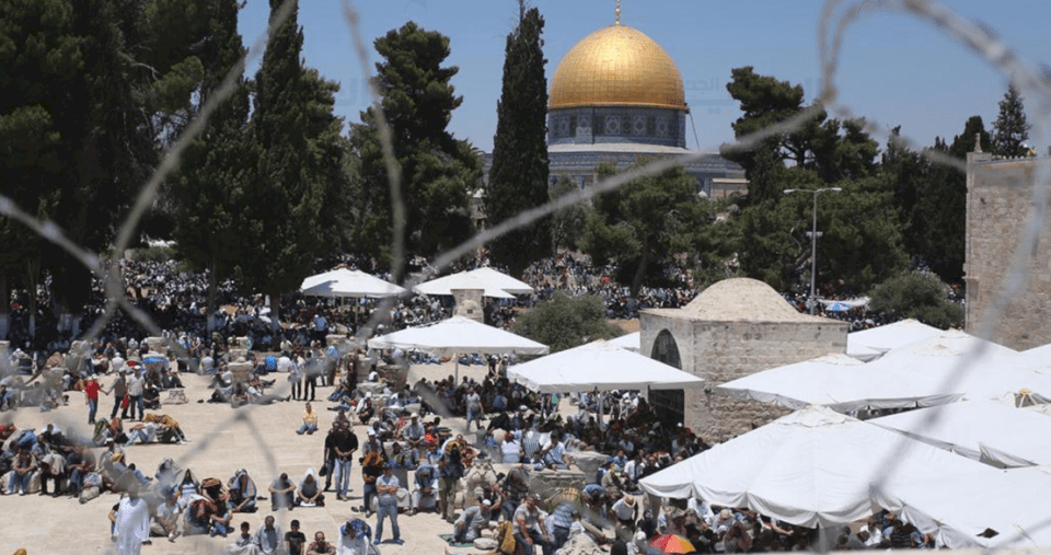 ربع مليون يصلون الجمعة الاخيرة بالأقصى