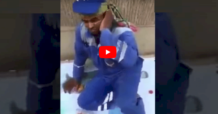 فيديو.. هذا ما حدث لعامل افطر في رمضان بالسعودية