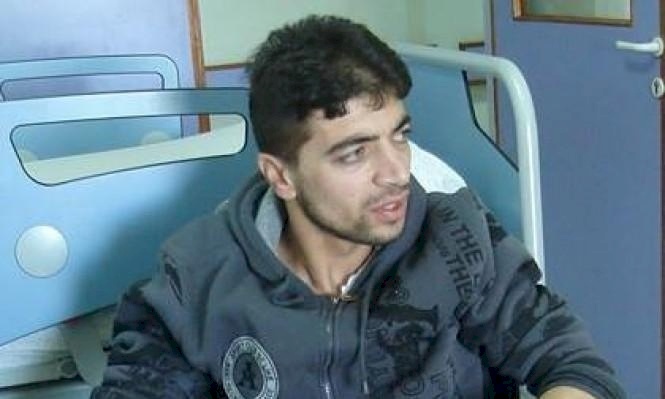 الاسير المقعد عبيدو يواصل اضرابه عن الطعام 