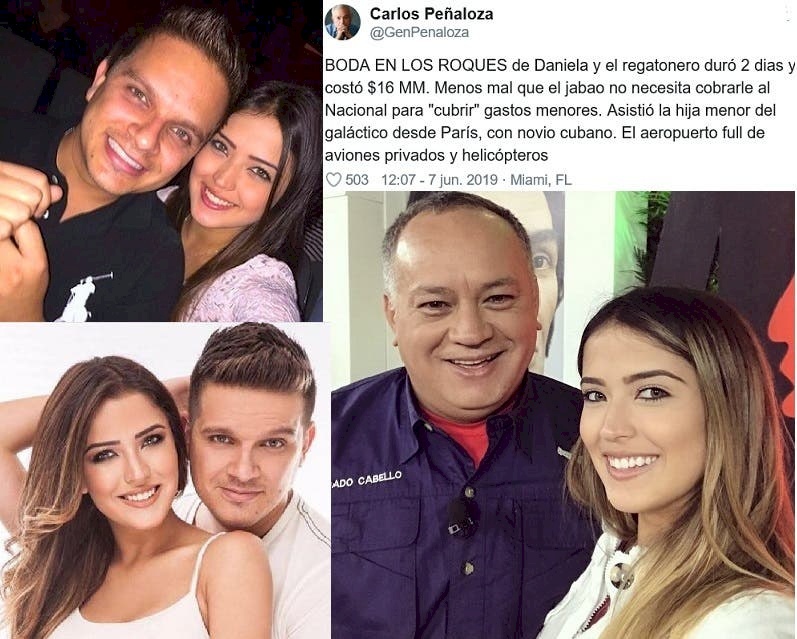 زفاف ابنة الرجل الثاني بفنزويلا كلف 16 مليون دولار