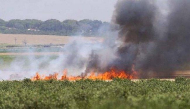 الاحتلال يدعي اندلاع حرائق في مستوطنات غلاف غزة