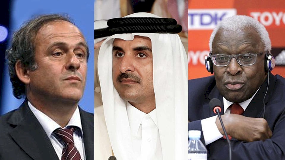 "التحقيقات" تؤكد تورط أمير قطر في ملفات فساد بلاتيني ولامين دياك