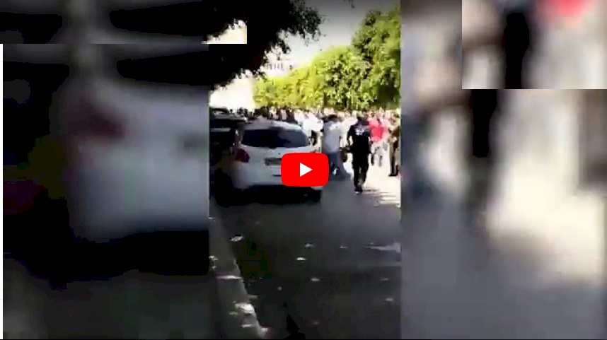 بالفيديو.. لحظة وقوع التفجير وسط العاصمة تونس 
