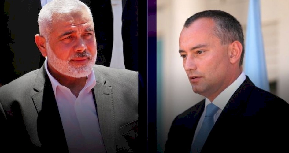 اتصال هاتفي بين هنية وملادينوف