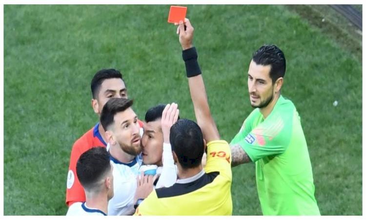 كوبأ أمريكا..الأرجنتين ثالثا وطرد مثير لميسي