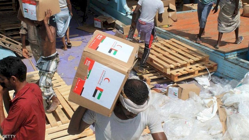 الإمارات.. أكبر دولة مانحة للمساعدات في اليمن