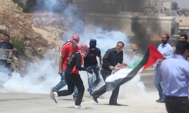 اصابات في مواجهات غرب رام الله