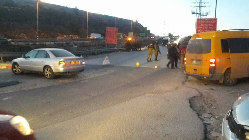 إعادة فتح طريق جيوس - النبي الياس شرق قلقيلية