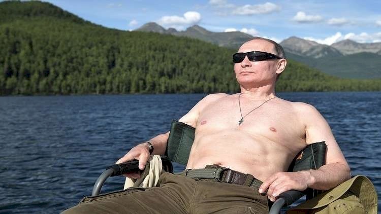 فيديو.. كيف يقضي الرئيس الروسي بوتين نهاية الاسبوع؟