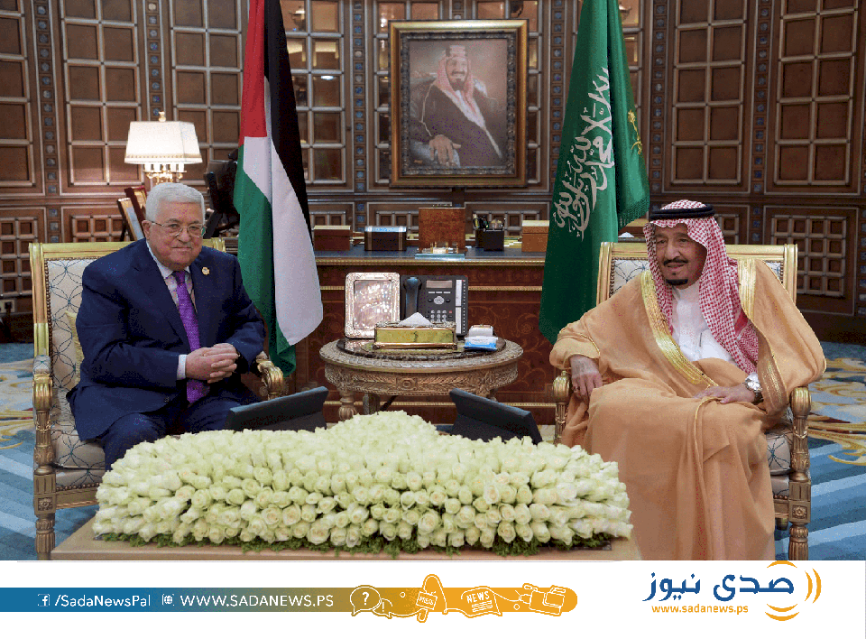 الرئيس عباس يلتقي العاهل السعودي الرياض