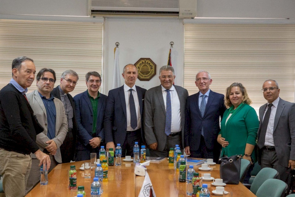 وفد رفيع من بريشيا الايطالية يزور جامعة القدس تأكيدًا على عمق الصداقة والتعاون