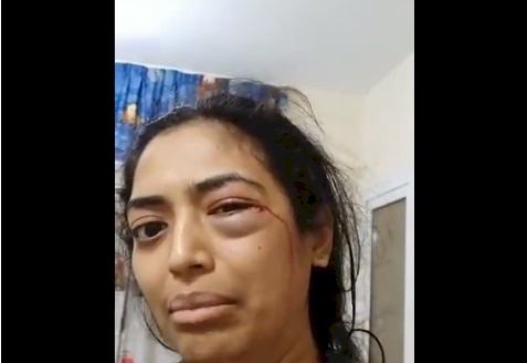 فيديو: امرأة تستغيث لإنقاذها من زوجها في الإمارات