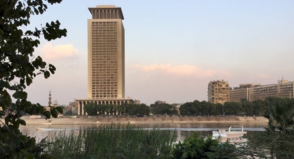 اخلاء مبنى الخارجية المصرية عقب حريق بأحد طوابقه