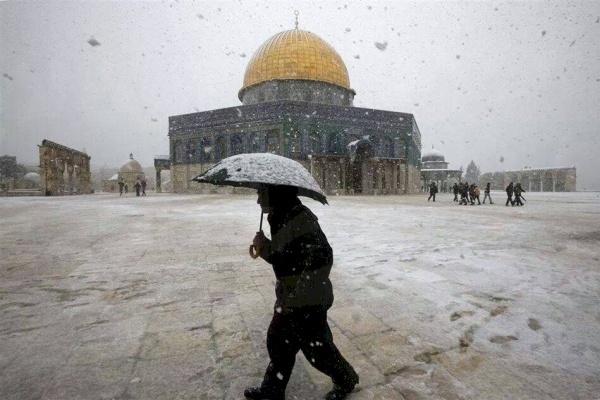 فلسطين على موعد مع منخفض جوي جديد خلال الساعات القادمة