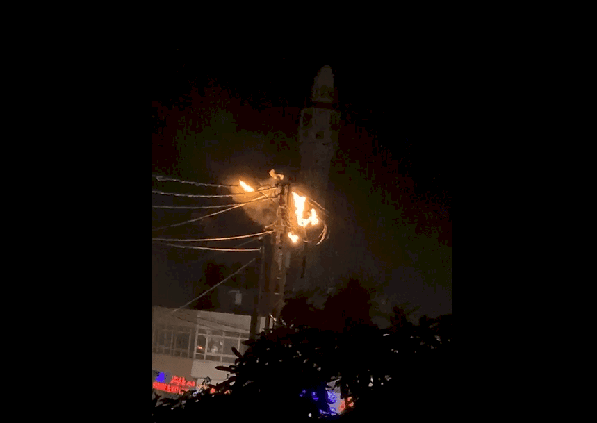 بالفيديو- لُطف الله حال دون وقوع مصيبة بمدينة البيرة!