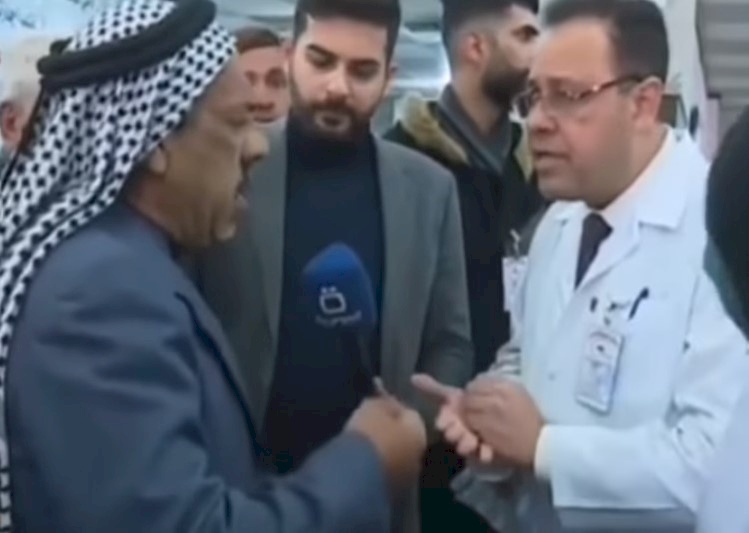 شاهد: كان يشتكي من الحكومة.. وفاة مسن عراقي على الهواء مباشرة