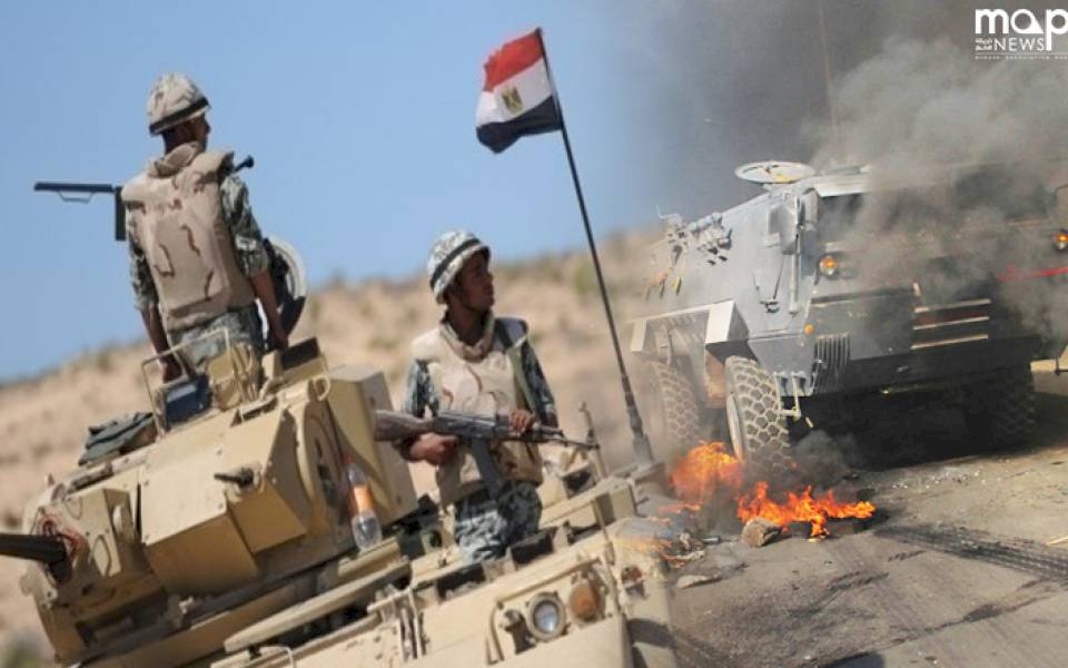 الداخلية المصرية: مقتل 18 إرهابياً في تبادل لإطلاق النار في سيناء