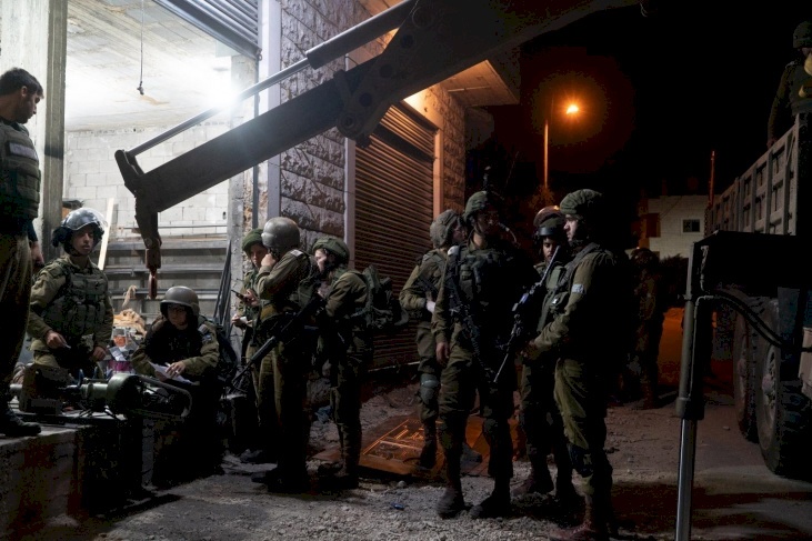 الاحتلال يعتقل 5 مواطنين من بلدتي يعبد وقباطية في جنين