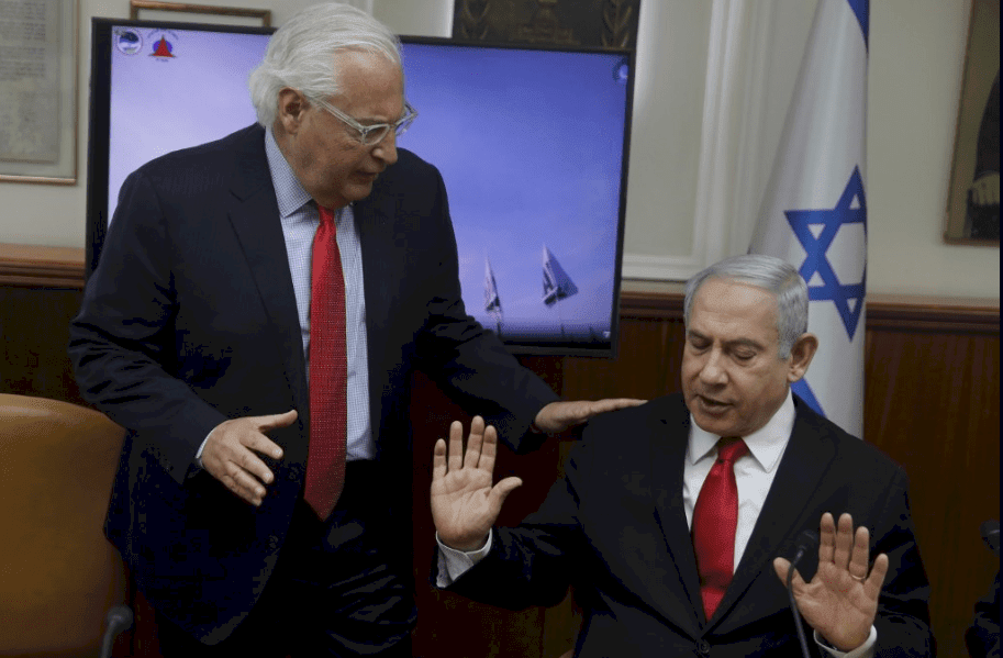 فريدمان يجتمع مع نتنياهو وغانتس لحل الخلافات بينهما بشأن الضم