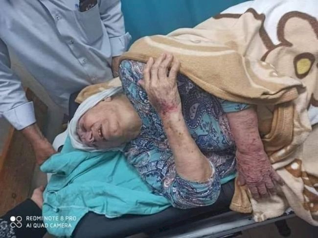 بيان خجول من الجبهة الشعبية بعد الاعتداء على المناضلة أم جبر وشاح بغزة