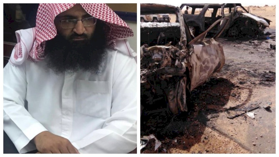 صور: وفاة سعودي وزوجته وأبنائه الأربعة وخادمتهم في حادث سير مروع