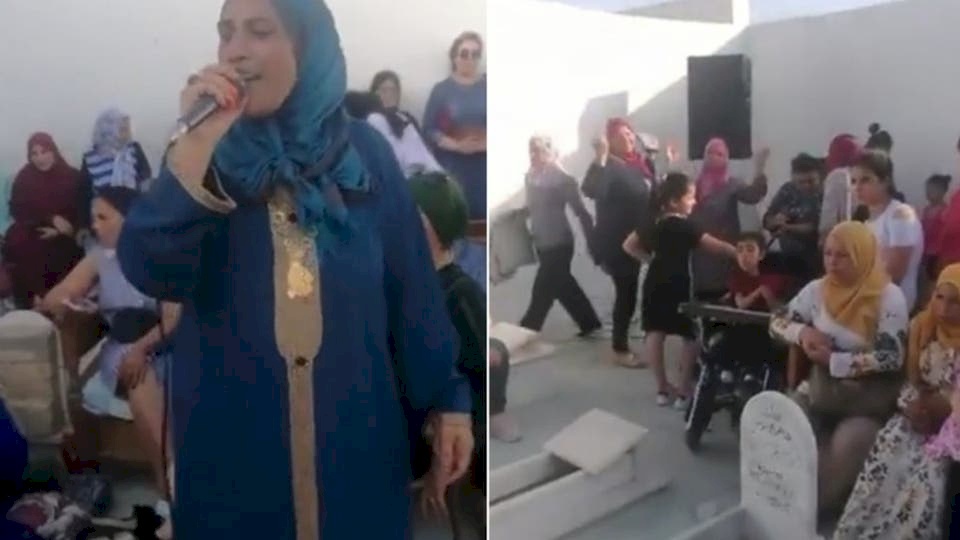 حادثة غريبة..حفل زفاف في مقبرة يصدم التونسيين