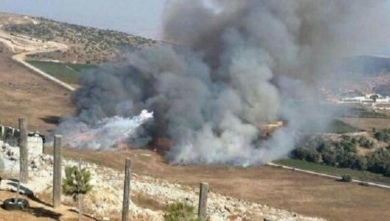 الاحتلال يزعم استهداف مجموعة مسلحة على الحدود مع الجولان المحتل