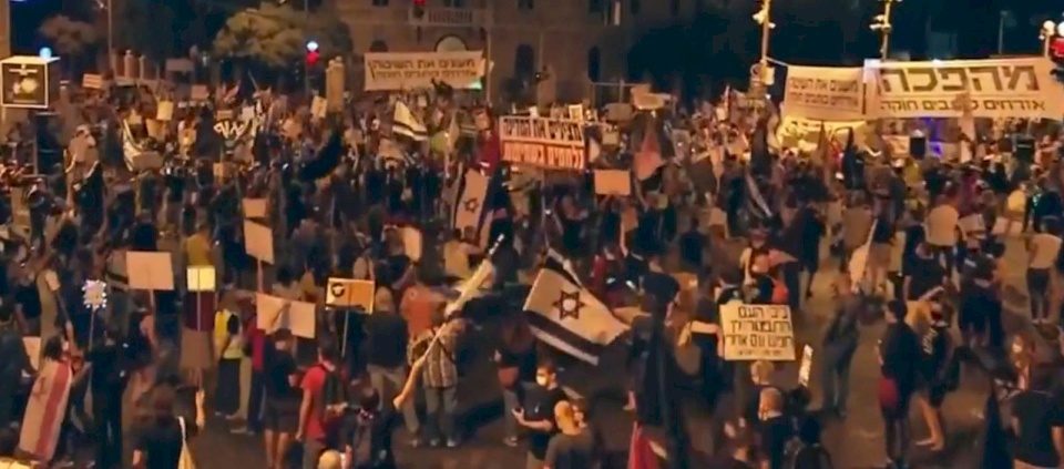 رغم الإغلاق المشدد.. استمرار الاحتجاجات ضد نتنياهو