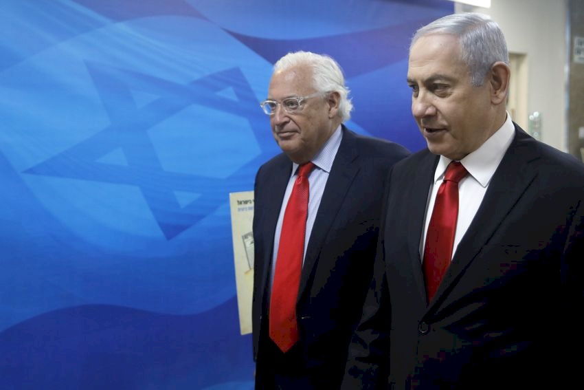 فريدمان: أنا أؤيد الدولة  الفلسطينية التي تم تحديدها في خطة ترامب