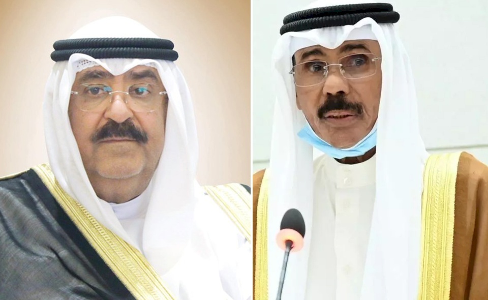 أمير الكويت يزكي أخيه لولاية العهد