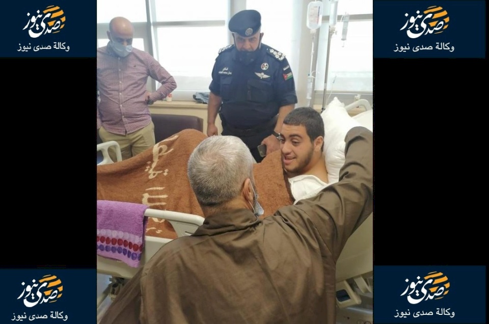 الأمن الأردني يسمح لوالد الفتى صالح بزيارة ابنه داخل المسشتفى