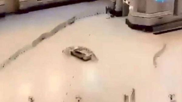 فيديو: سيارة تقتحم ساحات الحرم المكي 