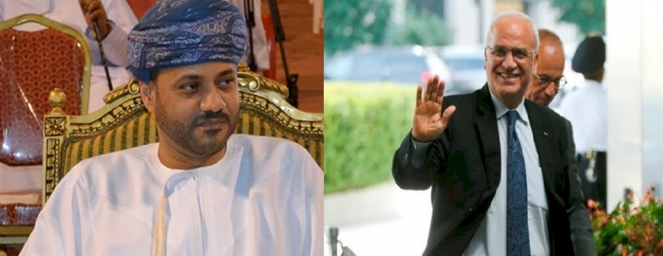 وزير الخارجية العماني يعزي بوفاة عريقات 