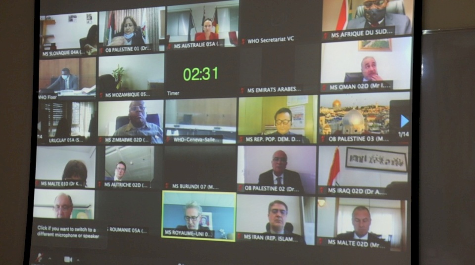 جمعية الصحة العالمية تعتمد مشروع قرار لصالح فلسطين