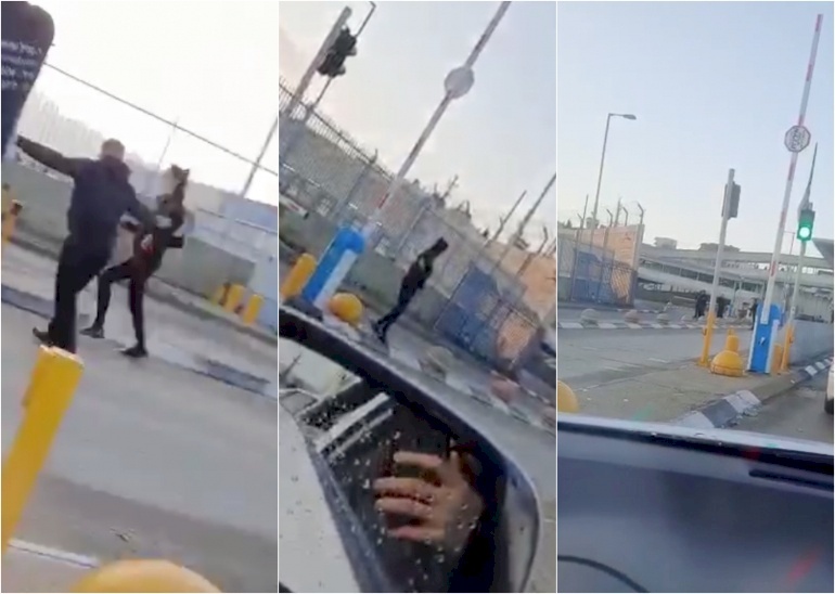 فيديو: إطلاق نار واعتقال فتاة عن حاجز قلنديا