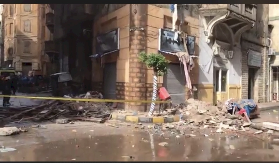 مصر.. قتيل وعدة إصابات بانهيار مبنى ثانٍ اليوم جراء العواصف