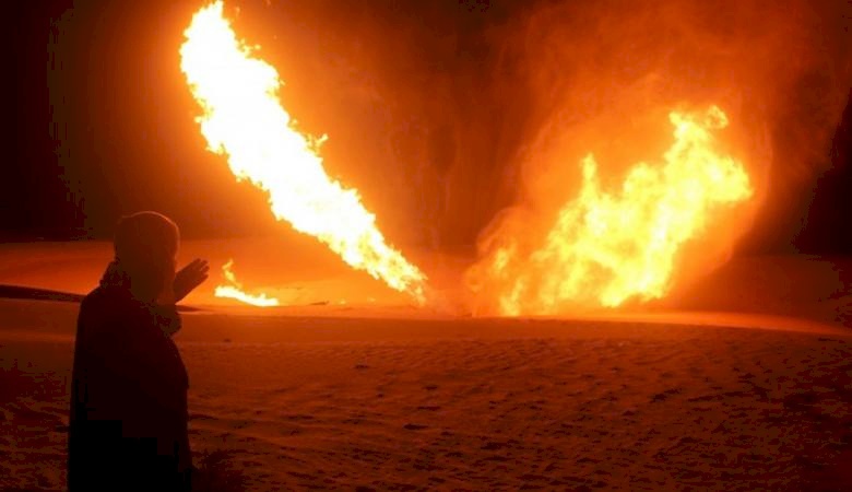 انفجار في خط أنابيب الغاز بين مصر وإسرائيل