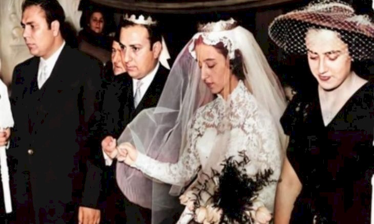 في ليلة عيد ميلادها.. فيروز بفستانها الأبيض مع زوجها