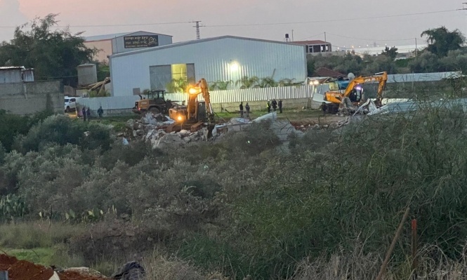 الاحتلال ينفذ عمليات هدم في المثلث الجنوبي بالداخل
