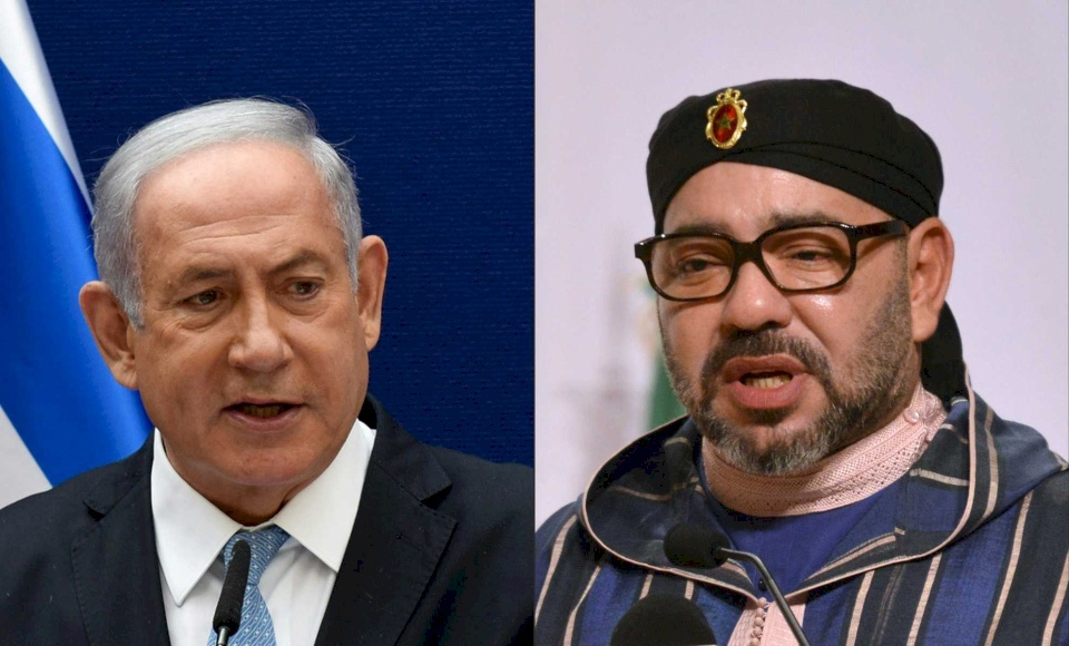 دعاه إلى إسرائيل.. نتنياهو يهاتف ملك المغرب