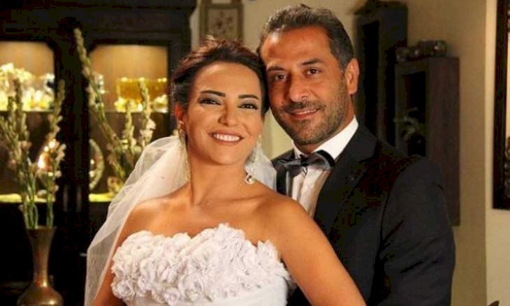 صورة- أمل عرفة وعبد المنعم عمايري يحتفلان بعيد ميلاد ابنتهما
