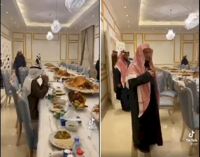 شاهد.. الداعية عائض القرني يتصدر تويتر في السعودية بعد مقطع الوليمة الضخمة لضيوفه