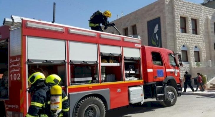 نيران تخرج من تحت شارع بدير جرير.. والدفاع المدني يوضح!