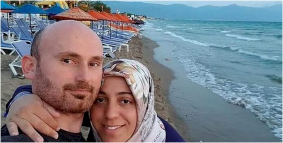 فيديو يوثق اللحظات الأخيرة لحامل دفعها زوجها من أعلى جبل بعدما التقطا السيلفي