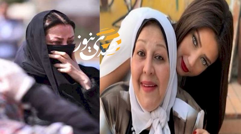 بكاء وانهيار رضوى الشربيني في جنازة والدتها (فيديو)