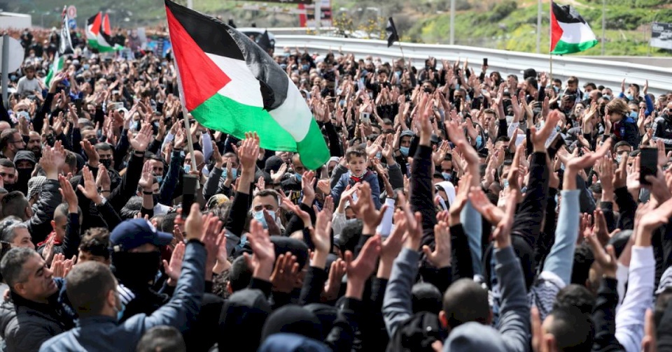 تواصل المظاهرات باراضي 48 ضد الجريمة وتقاعس شرطة الاحتلال