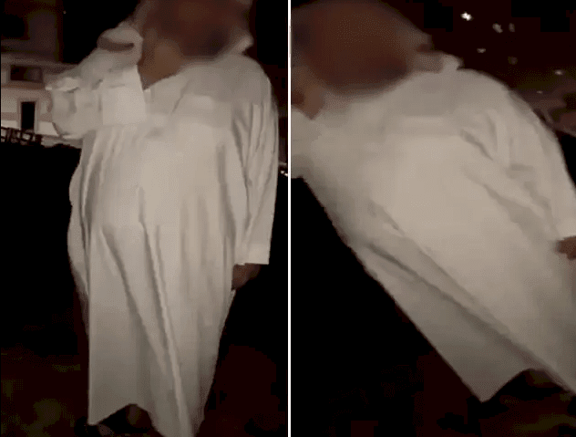 متحرش ملتحي يثير غضباً واسعاً في السعودية بعد فعلته الدنيئة مع فتاتين! (فيديو)