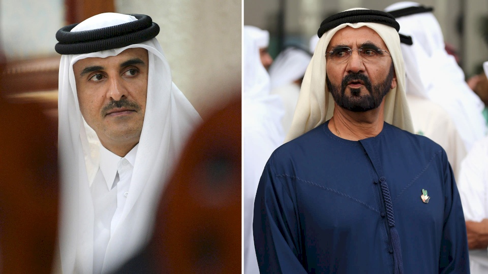  أمير قطر يجري اتصالا هو الأول منذ سنوات بمحمد بن راشد