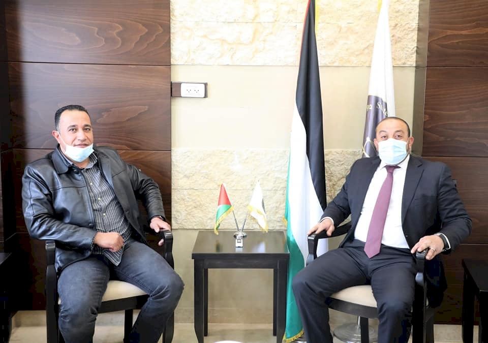 النائب العام يلتقي مساعد مدير عام الشرطة الفلسطينية للبحث الجنائي